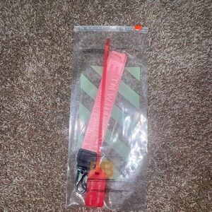 Off-White Lanyard Pink